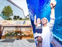 Combo (Save 23%): Dubai Safari Park with Safari Journey + Dubai Aquarium & Underwater Zoo Tickets